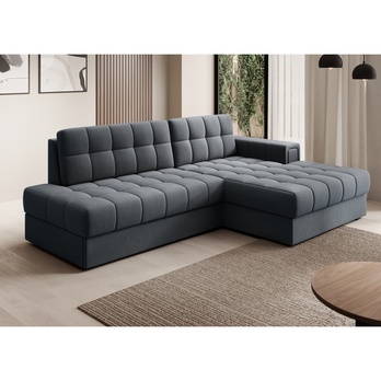 Sedací souprava BURGA I pravá, tmavě šedá 5