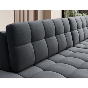 Sedací souprava BURGA I pravá, tmavě šedá 7