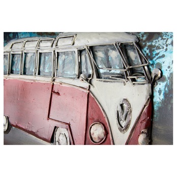 Kovový obraz BUS 40x80 cm 2