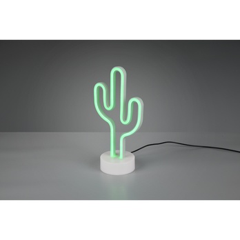 Stolní LED lampa CACTUS bílá 1