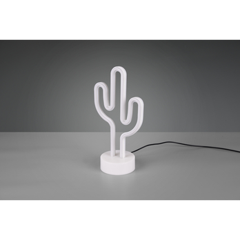 Stolní LED lampa CACTUS bílá 2