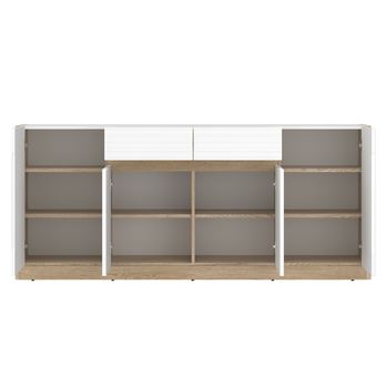 Komoda CALIMA dub cremona/alpská bílá, šířka 186 cm 1