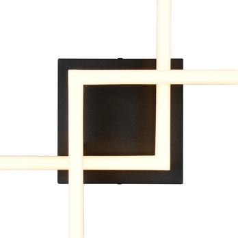 Stropní LED svítidlo CAMINO černá/bílá 3