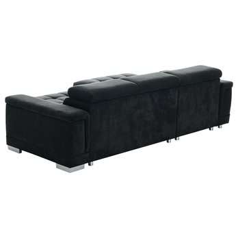 Sedací souprava CAMPO MINI levá, černá 4