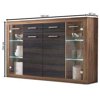 Komoda CANCAN ořech satin touchwood 3