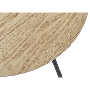 Přístavný stolek CANNETO dub/černá, ⌀ 48 cm 4