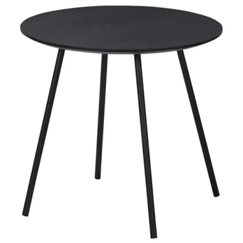 Přístavný stolek CANNETO černá, ⌀ 48 cm 1