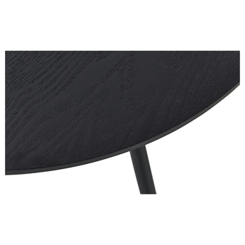 Přístavný stolek CANNETO černá, ⌀ 48 cm 2