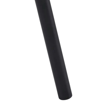 Přístavný stolek CANNETO bílá/černá, ⌀ 48 cm 4