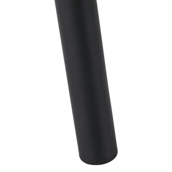 Přístavný stolek CANNETO bílá/černá, ⌀ 40 cm 4