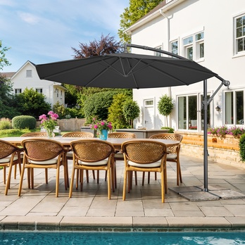 Slunečník CANTILE 2 šedá 1