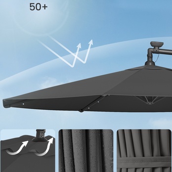 Slunečník CANTILE šedá 5