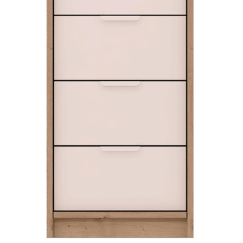 Komoda CANYON CN7 dub artisan/bílá 2