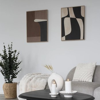 Obraz CAPE III 50x70 cm, hnědá/béžová 2