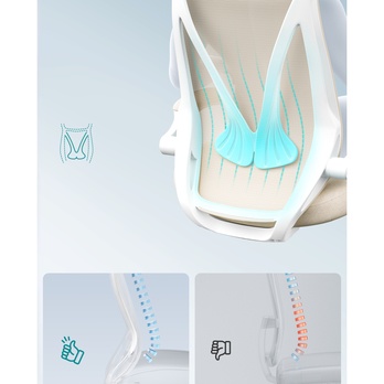 Kancelářská židle CAPPU krémová 4