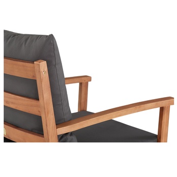 Zahradní set CARASAS eukalyptus/antracitová 10