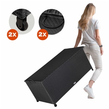 Zahradní box CAREPOLY černá 2