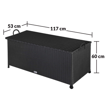 Zahradní box CAREPOLY černá 10
