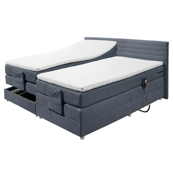 Postel boxspring CARMEN 1 ocelově šedá, 180x200 cm 2