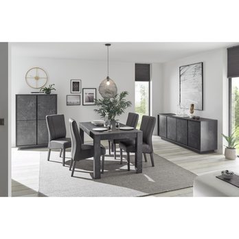 Komoda CARRARA 5 černý mramor 5