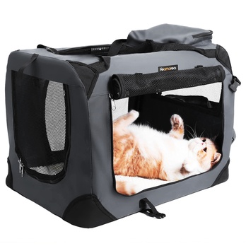 Taška na zvířata CARRIER II šedá 4