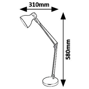 Stolní lampa CARTER černá 2