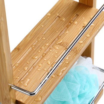 Nástěnný regál CASA 2 bambus 4