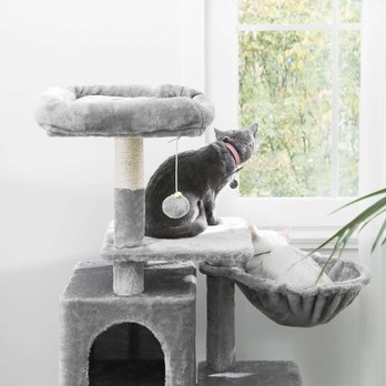 Kočičí škrabadlo CAT PLAY světle šedá 5