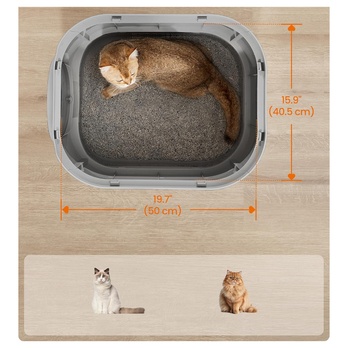 Kočičí toaleta CAT tmavě šedá 4