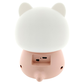 Dětská noční lampa CAT bílá/růžová 3