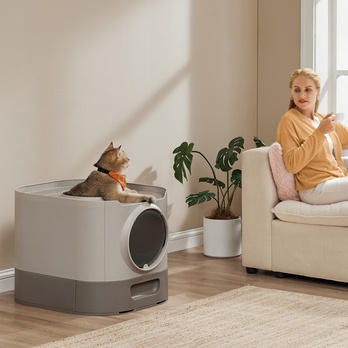Kočičí toaleta CAT šedá 1