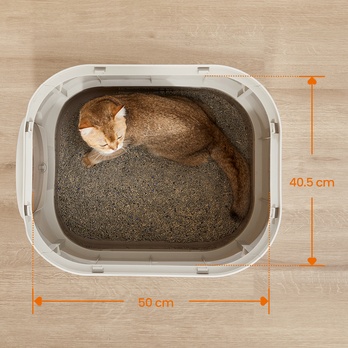 Kočičí toaleta CAT šedá 4