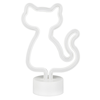 Stolní lampa CAT bílá 3