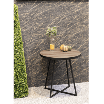 Přístavný stolek CATANIA 2 dub bologna/černá 1