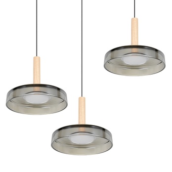 Závěsné LED svítidlo CELESTE černá, šířka 35 cm 1