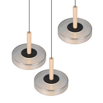 Závěsné LED svítidlo CELESTE černá, šířka 35 cm 3