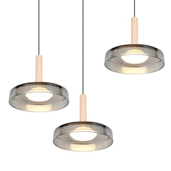 Závěsné LED svítidlo CELESTE černá, šířka 35 cm 4