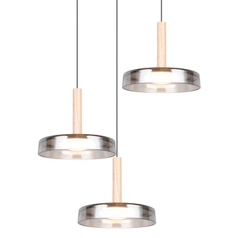Závěsné LED svítidlo CELESTE černá, šířka 35 cm 5