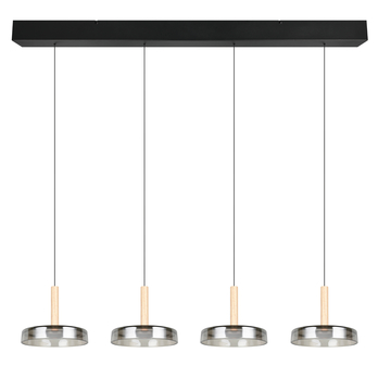 Závěsné LED svítidlo CELESTE černá, šířka 115 cm 1