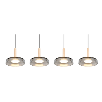 Závěsné LED svítidlo CELESTE černá, šířka 115 cm 4