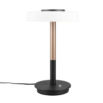 Stolní LED lampa CELESTE kávová/černá 1