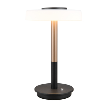 Stolní LED lampa CELESTE kávová/černá 2