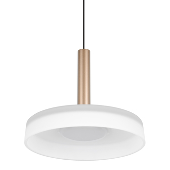 Závěsné LED svítidlo CELESTE černá/kávová, šířka 22 cm 3