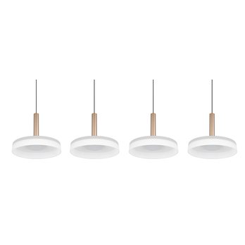 Závěsné LED svítidlo CELESTE bílá, šířka 115 cm 2