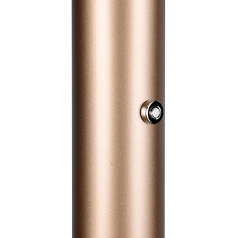 Stojací LED lampa CELESTE černá/kávová 3