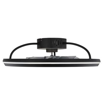 Stropní LED svítidlo s ventilátorem CELESTE černá/kouřová 6
