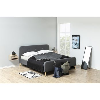 Noční stolek CENTURY bělený dub 1