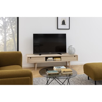TV komoda CENTURY bělený dub 3