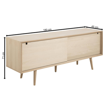 Komoda CENTURY bělený dub 3