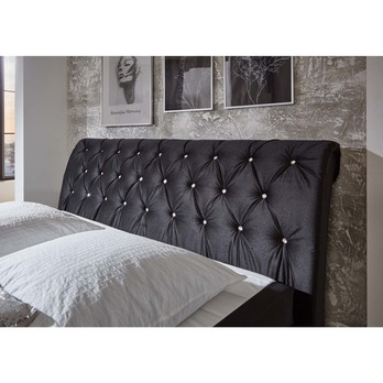 Postel boxspring CHERYL černá, 180x200 cm 1